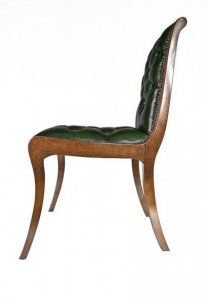 Židle Chesterfield Henry Plus přírodní kůži