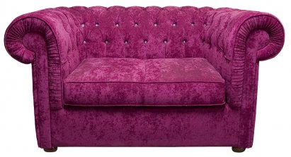 Pohovka Chesterfield March s krystaly